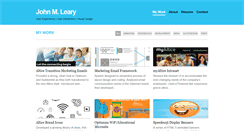Desktop Screenshot of johnmleary.com